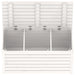 Tuinbox 101x50,5x46,5 cm massief grenenhout wit