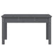 Tuinbank 80x44x45 cm massief grenenhout grijs