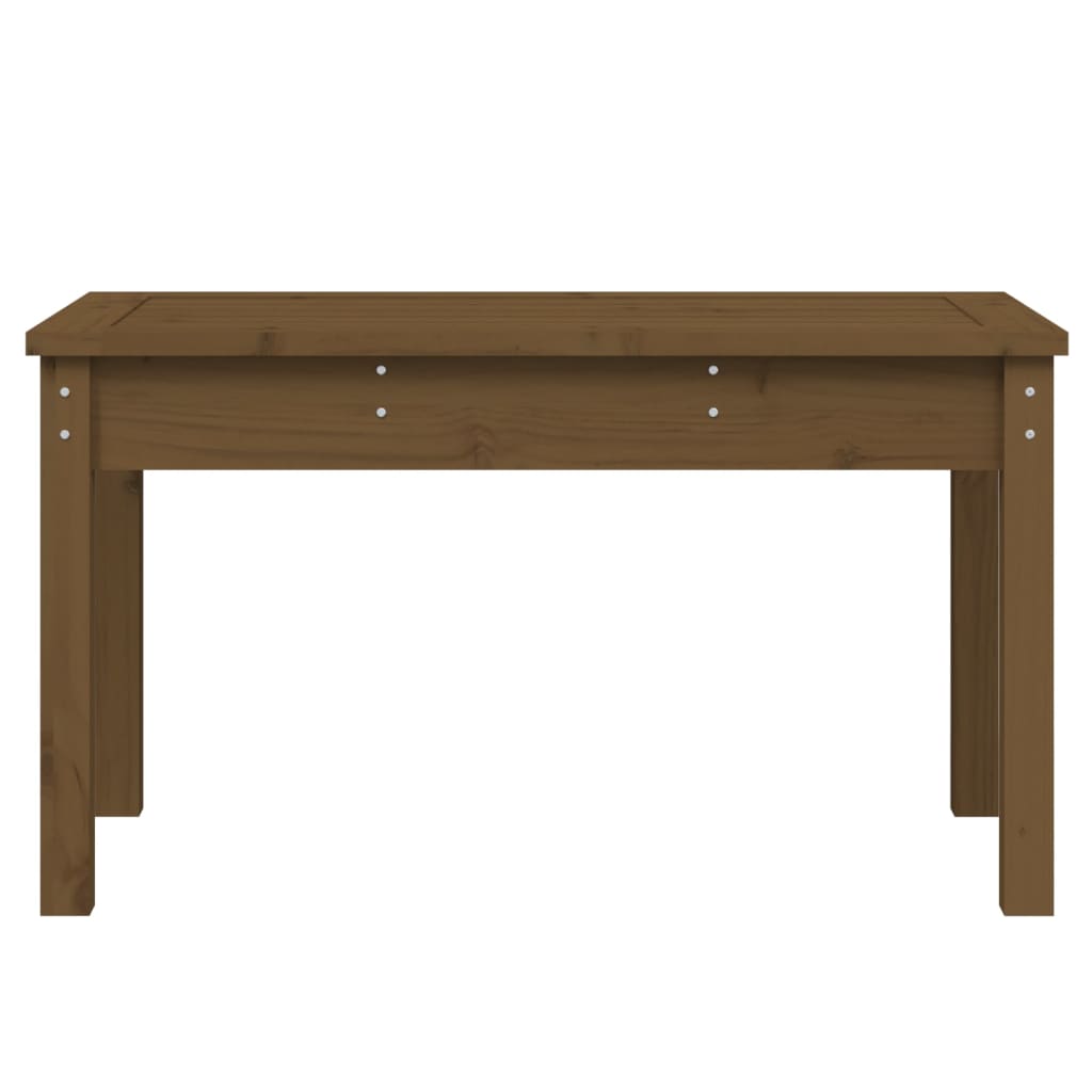 Tuinbank 80x44x45 cm massief grenenhout honingbruin