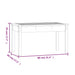 Tuinbank 80x44x45 cm massief grenenhout honingbruin
