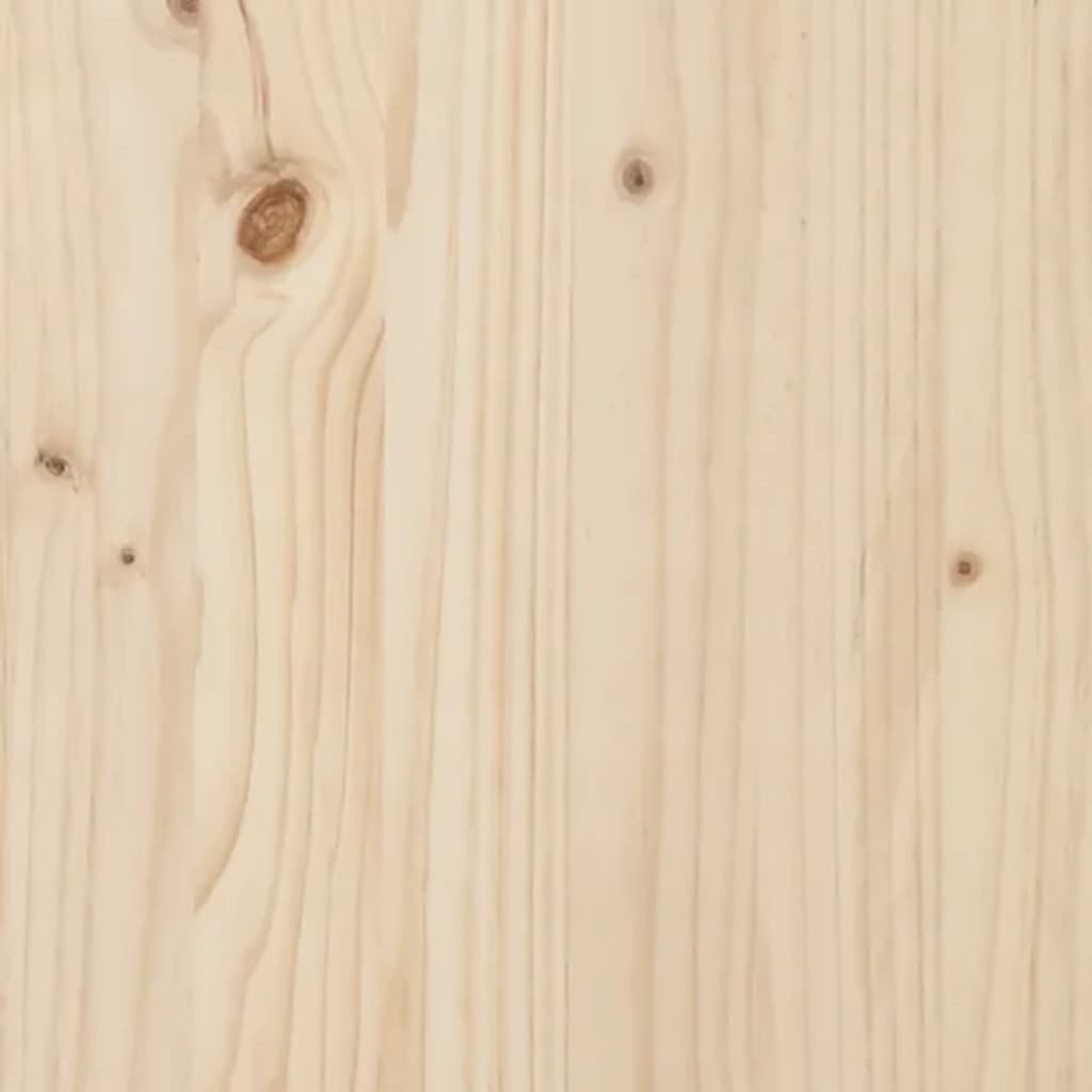 Tuinbank 201,5 Cm Massief Grenenhout 201.5 x 48 x 91.5 cm Natuurlijk grenenhout