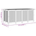 Tuinbox 175x80x75 cm massief acaciahout