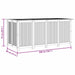 Tuinbox 200x80x75 cm massief acaciahout