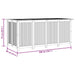 Tuinbox 200x80x75 cm massief acaciahout