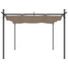 Pergola met uitschuifbaar dak 295x292x230 taupe