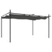 Pergola met uitschuifbaar dak 395x292x230 antracietkleurig