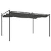 Pergola met uitschuifbaar dak 395x292x230 antracietkleurig