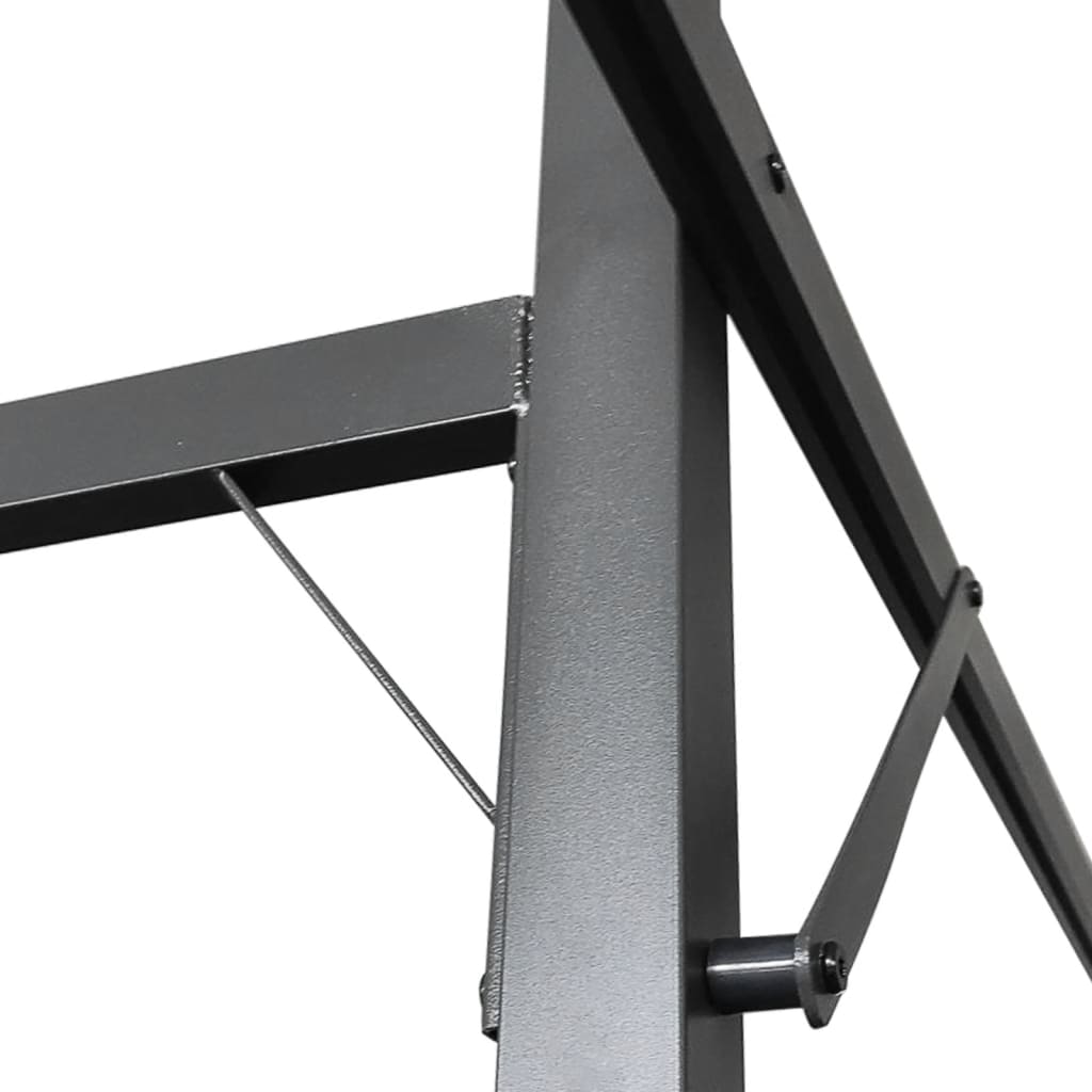 Pergola met uitschuifbaar dak 395x292x230 antracietkleurig