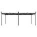 Pergola met uitschuifbaar dak 589x292x230 antracietkleurig