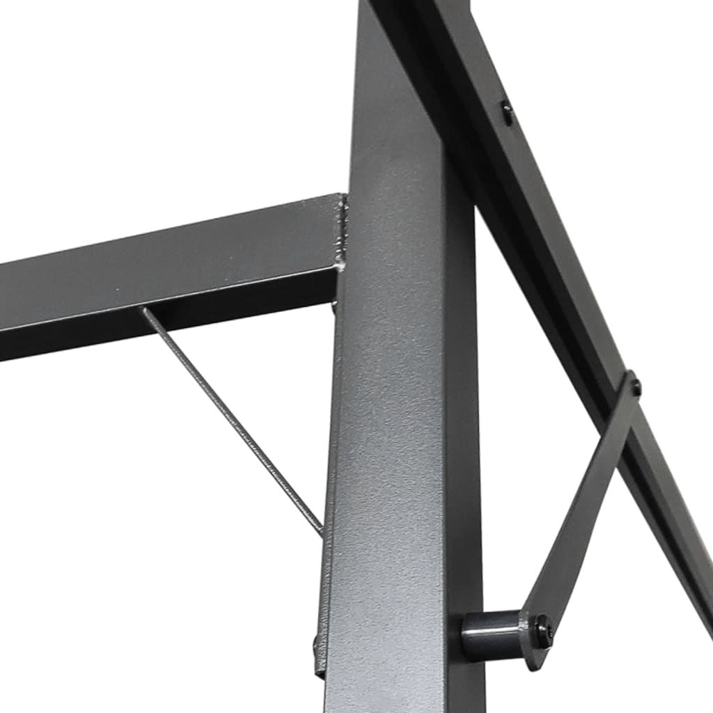 Pergola met uitschuifbaar dak 589x292x230 antracietkleurig