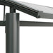 Barbecue-overkapping 210x114x230 cm staal antracietkleurig