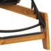 Ligbed met tafeltje poly rattan en massief acaciahout