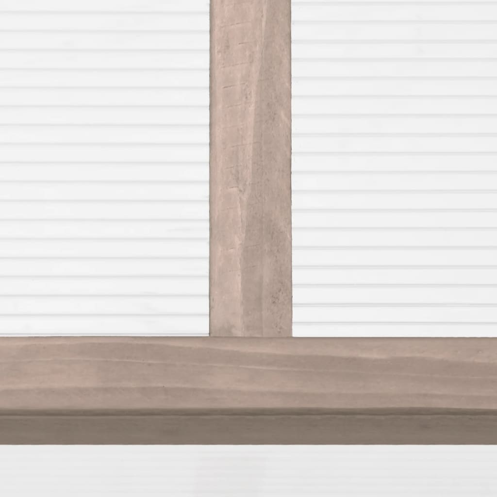 Broeikas 110x56x39 cm vurenhout grijs