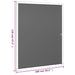 Raamhor 100x120 cm wit