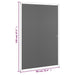 Raamhor 90x120 cm bruin