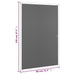Raamhor 80x120 cm antracietkleurig