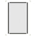 Insectenhor voor ramen magnetisch 80x140 cm wit