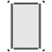 Insectenhor voor ramen magnetisch 80x140 cm antracietkleurig