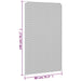 Insectenhor voor ramen magnetisch 80x140 cm antracietkleurig