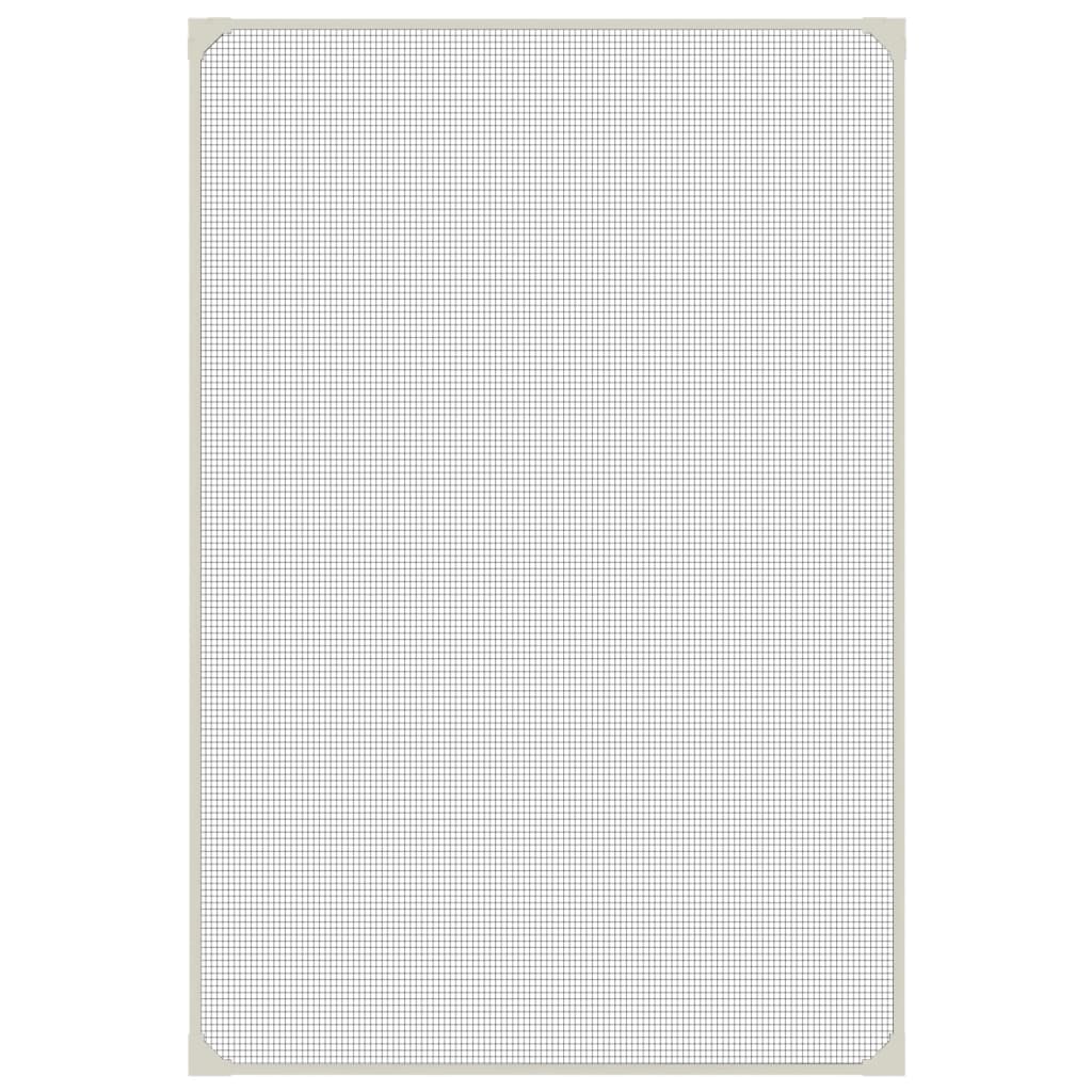 Insectenhor voor ramen magnetisch 80x120 cm wit