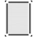 Insectenhor voor ramen magnetisch 80x120 cm antracietkleurig