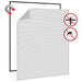 Insectenhor voor ramen magnetisch 100x120 cm wit