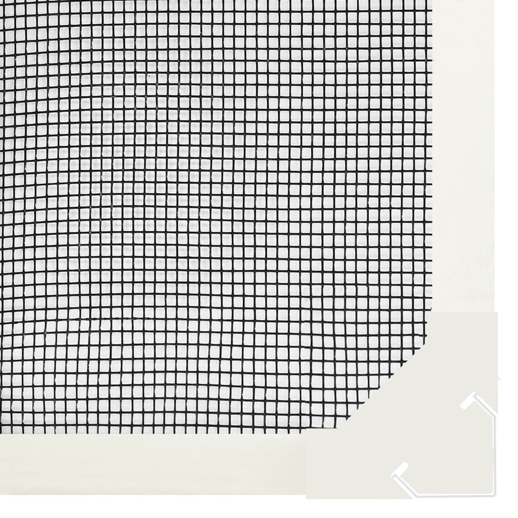 Insectenhor voor ramen magnetisch 100x120 cm wit