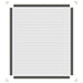Insectenhor voor ramen magnetisch 100x120 cm wit