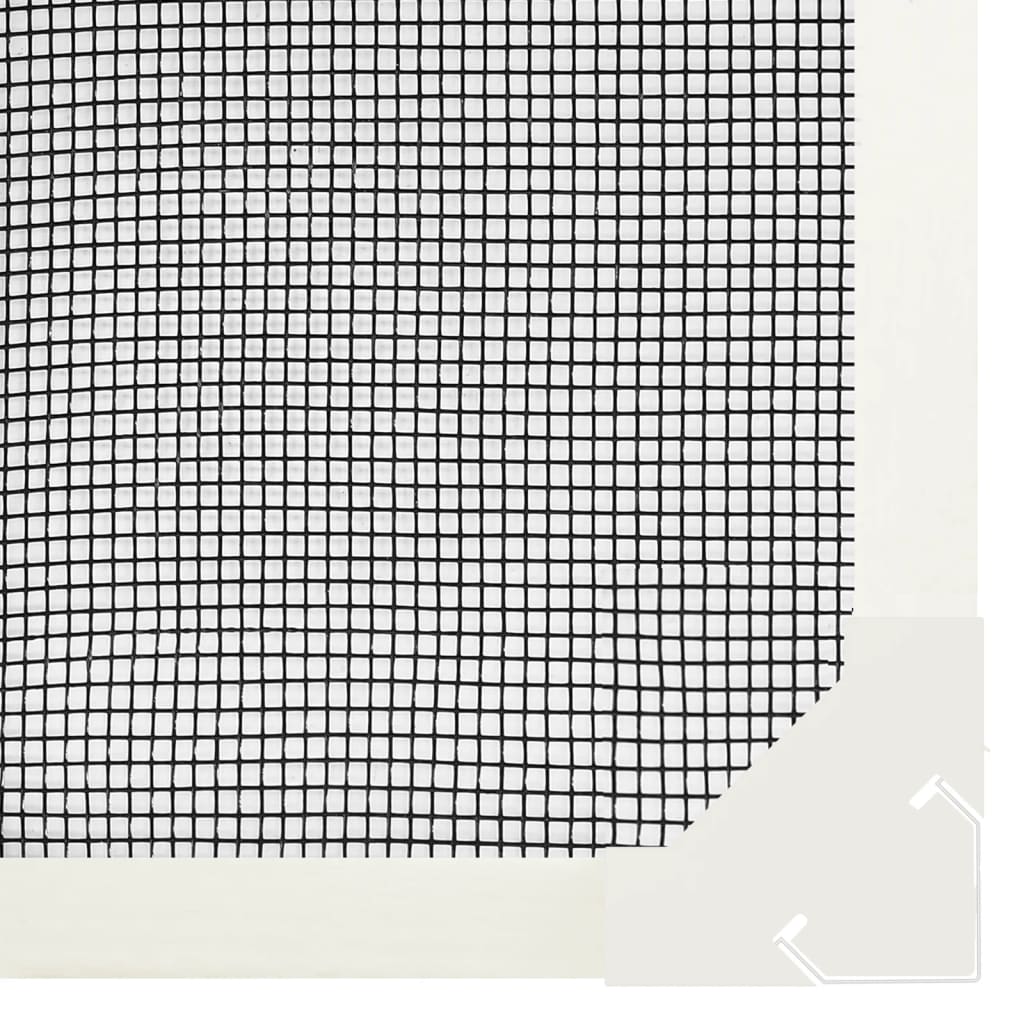 Insectenhor voor ramen magnetisch 120x140 cm wit