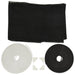 Insectenhor voor ramen magnetisch 120x140 cm wit