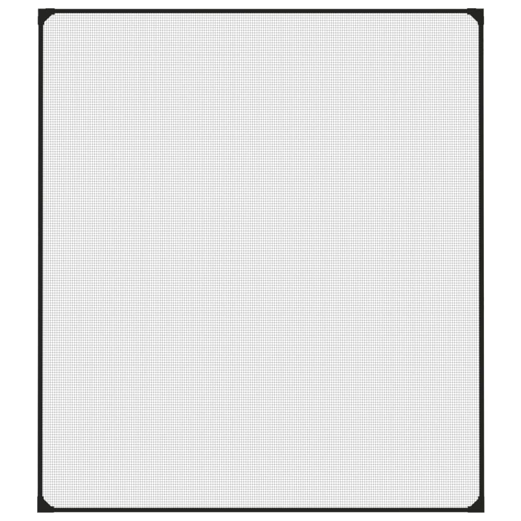 Insectenhor voor ramen magnetisch 120x140 cm antracietkleurig