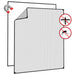 Insectenhor voor ramen magnetisch 120x140 cm antracietkleurig