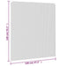 Insectenhor voor ramen magnetisch 120x140 cm antracietkleurig