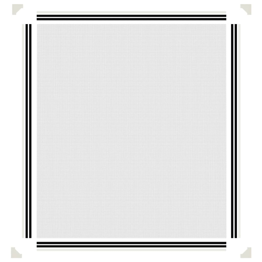 Insectenhor voor ramen magnetisch 130x150 cm wit