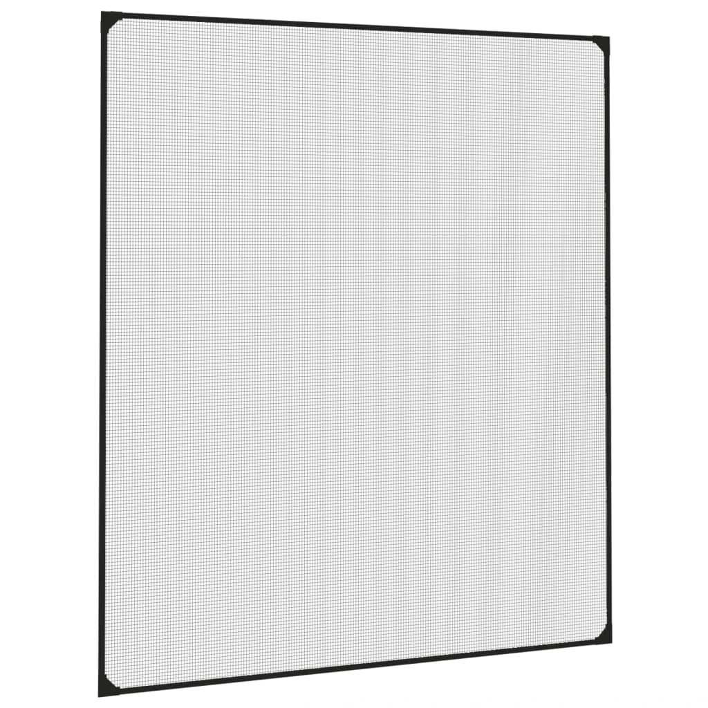 Insectenhor voor ramen magnetisch 130x150 cm antracietkleurig