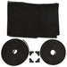 Insectenhor voor ramen magnetisch 130x150 cm antracietkleurig