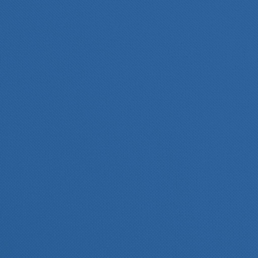 Ligbed inklapbaar oxford stof en gepoedercoat staal blauw