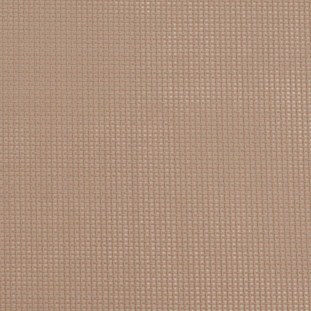 Ligbedden 2 st inklapbaar textileen en staal taupe
