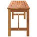 Tuinbank 110x35x45 cm massief acaciahout