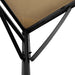 Luifel 2x2,3 m 180 g/m² stof en staal taupe