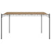 Luifel 4x3 m 180 g/m² stof en staal taupe