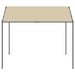 Tuinpaviljoen 3x3 m staal en stof beige