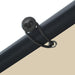 Tuinpaviljoen 3x3 m staal en stof beige