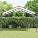 Paviljoen 4 x 4 x 2,6 m Wit Staal en Polyester 180 gsm