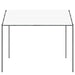 Paviljoen 4 x 4 x 2,6 m Wit Staal en Polyester 180 gsm