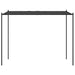 Prieel 3x3 m 180 g/m² stof en staal antracietkleurig