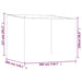 Prieel 3x3 m 180 g/m² stof en staal antracietkleurig