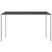 Prieel 4x4 m 180 g/m² stof en staal antracietkleurig