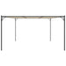 Prieel 4x4 m 180 g/m² stof en staal beige