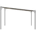 Prieel 4x4 m 180 g/m² stof en staal beige